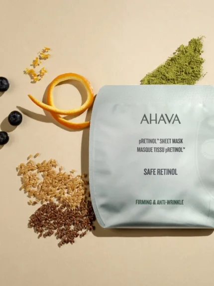 AHAVA pRetinol ™ Sheet Mask Lakštinė Veido Kaukė