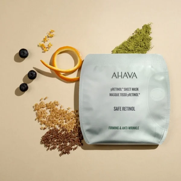 AHAVA pRetinol ™ Sheet Mask Lakštinė Veido Kaukė