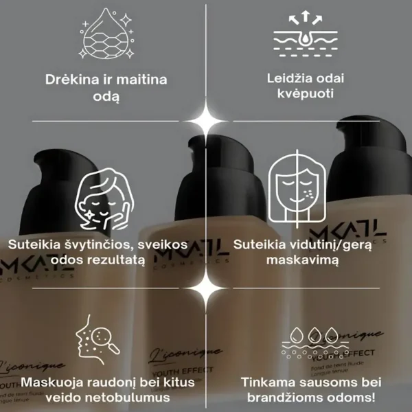 Make Up Atelier Paris Drėkinanti Tonuojanti Kreminė Pudra