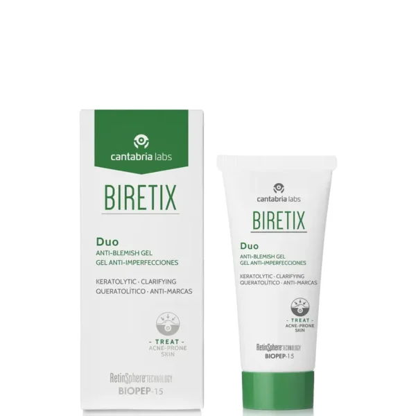 Luconè Beauty Shop BIRETIX Duo Anti-Blemish Gel Gelis Aknės Prevencijai