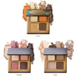 INIKA Organic Quad Eyeshadow Palette Akių Šešėlių Paletė WIND