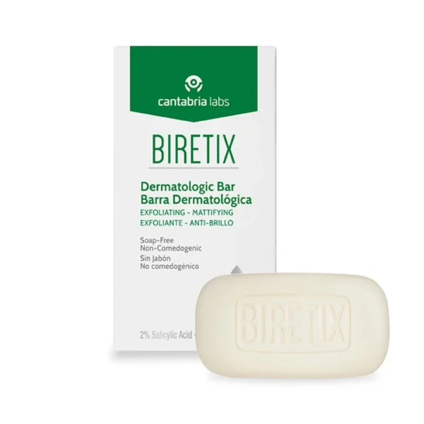 Luconè Beauty Shop BIRETIX Dermatologic Bar ⎮ Kietas Prausiklis su 2% Salicilo Rūgštimi