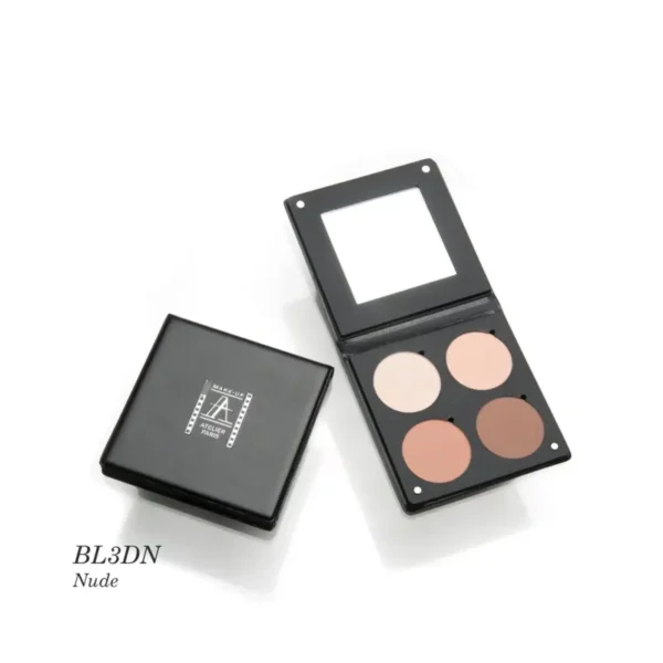 Make Up Atelier 4 Spalvų Akių Šešėliai Skaistalai Paletė BL3DN