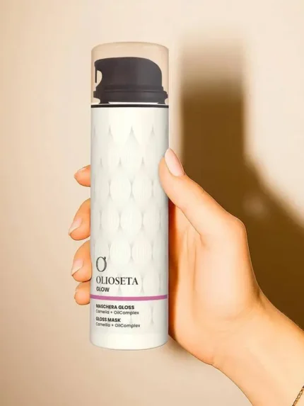 BAREX Glow Gloss Blizgesio Suteikianti Plaukų Kaukė OLIOSETA