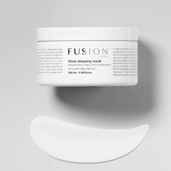 FUSION Glow Sleeping Mask Naktinė Šviesinamoji Kaukė 100 ml