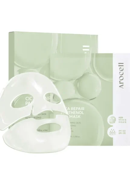 AROCELL Cica Repair Panthenol Mask Lakštinė Veido Kaukė 4 vnt