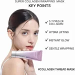 AROCELL Super Collagen Wrapping Mask Kolageno Kaukė 80ml - Image 4