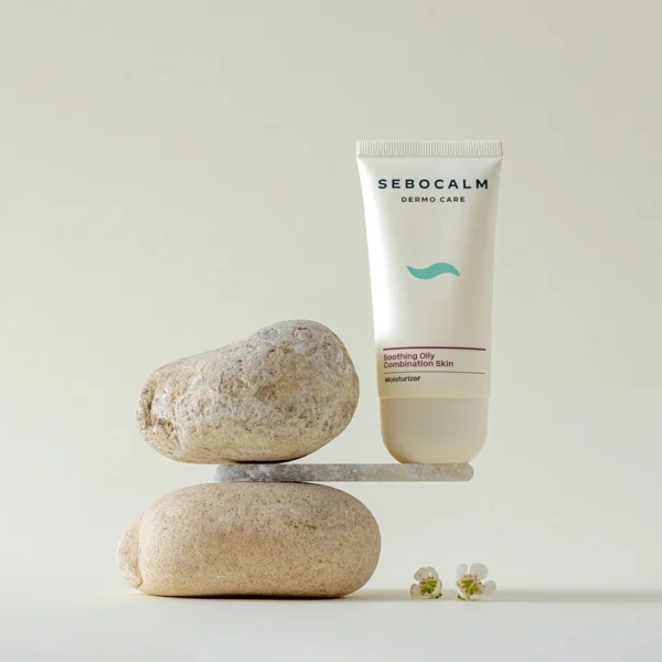 SEBOCALM Drėkinamasis Veido Kremas Riebiai Odai 50 ml - Image 2