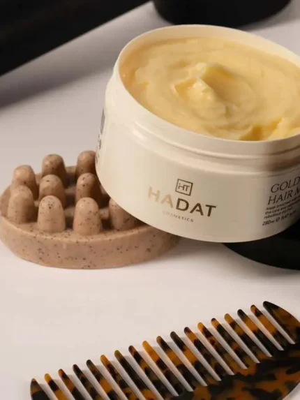 HADAT Golden Hour Hair Mask Intensyviai Atkurianti Kaukė