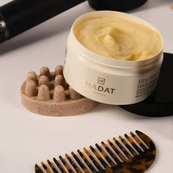 HADAT Golden Hour Hair Mask Intensyviai Atkurianti Kaukė