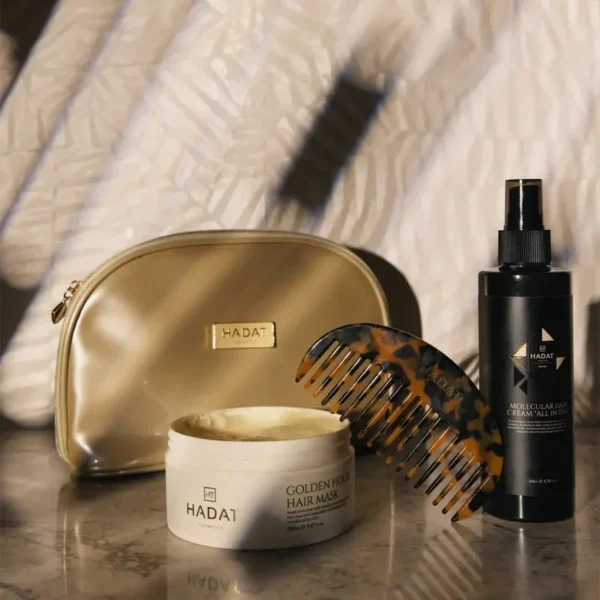 HADAT Golden Hour Hair Mask Intensyviai Atkurianti Kaukė 280 ml - Image 3