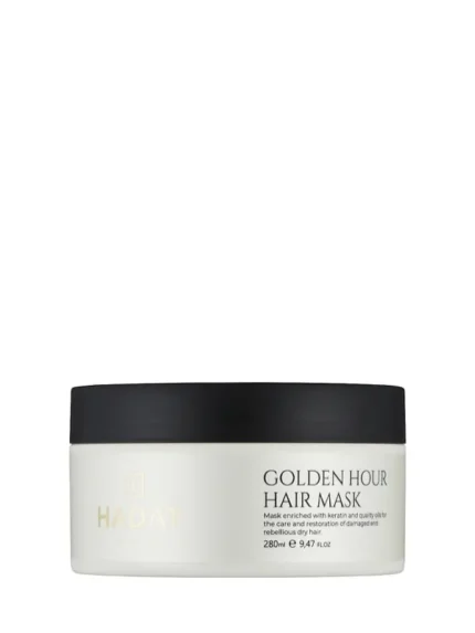 HADAT Golden Hour Hair Mask Intensyviai Atkurianti Kaukė