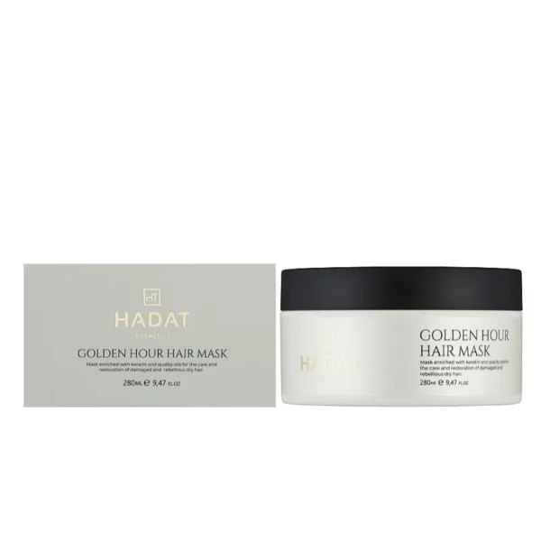 HADAT Golden Hour Hair Mask Intensyviai Atkurianti Kaukė 280 ml - Image 5