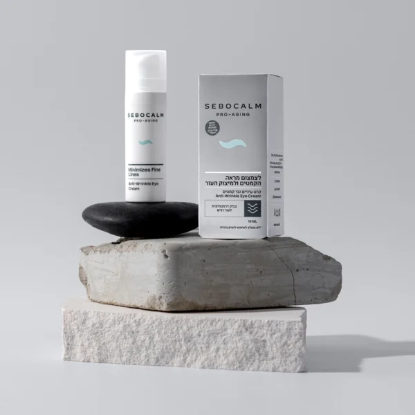 SEBOCALM Anti Wrinkle Priešraukšlinis Paakių Kremas 15 ml