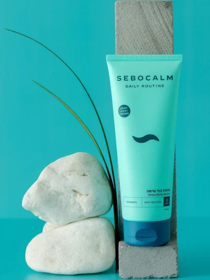 SEBOCALM Shea Body Butter Atstatomasis Kūno Kremas