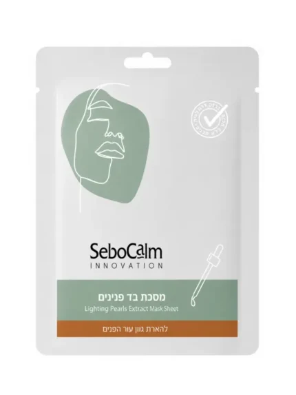 SEBOCALM Lakštinė Skaistinanti Ir Drėkinanti Veido Kaukė