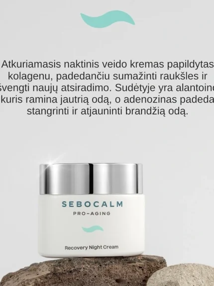 SEBOCALM Recovery Night Cream Naktinis Veido Kremas 50 ml