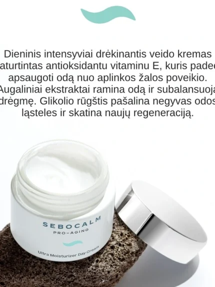 SEBOCALM Pro-Aging Intensyviai Drėkinantis Veido Kremas 50 ml