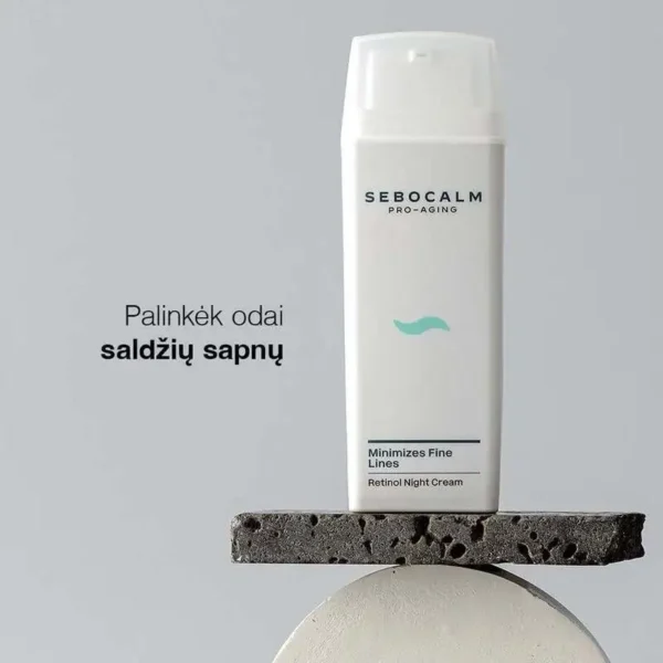 SEBOCALM Retinol Cream Naktinis Kremas Su Retinoliu 50 ml
