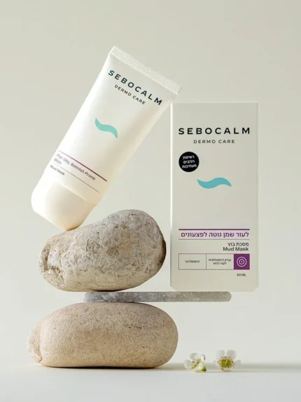 SEBOCALM Mud Mask Oily Skin Purvo Kaukė Riebiai Odai