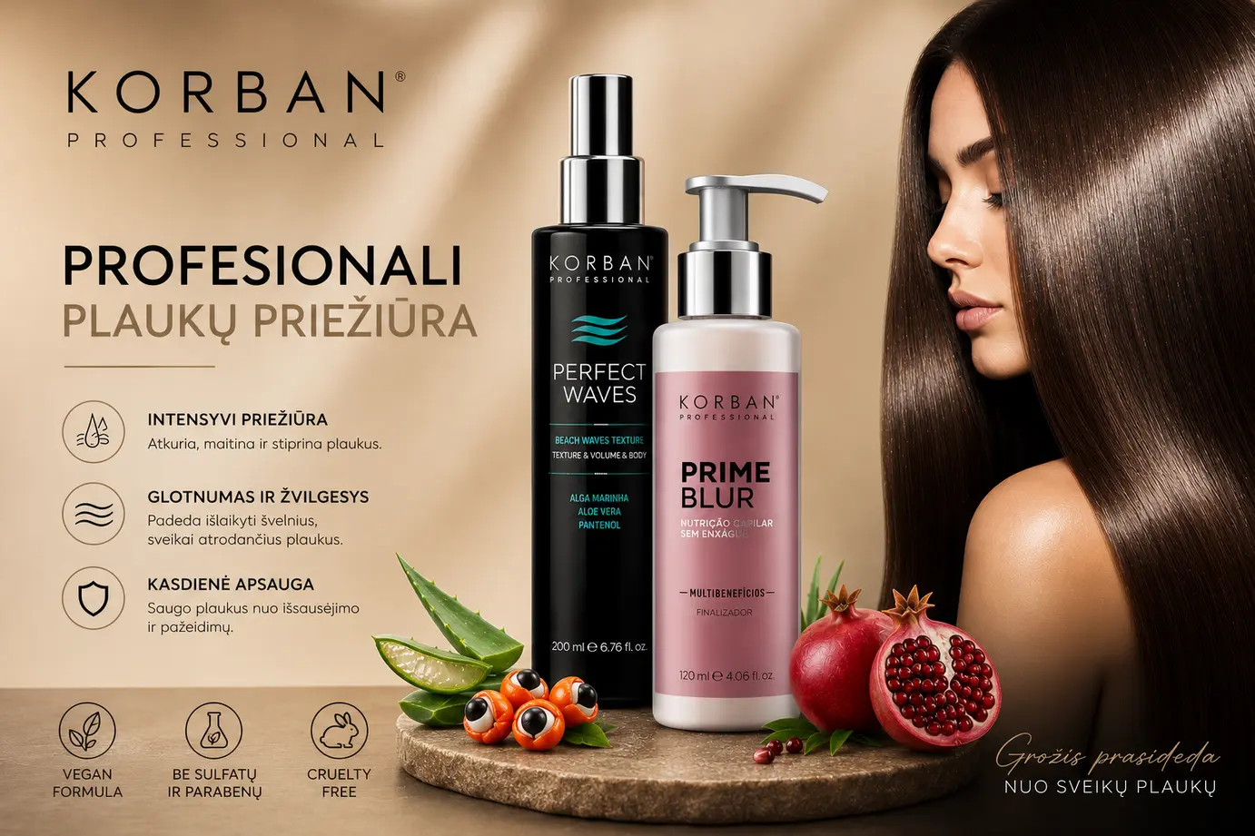 korban professional prime blur Luconè Beauty Shop